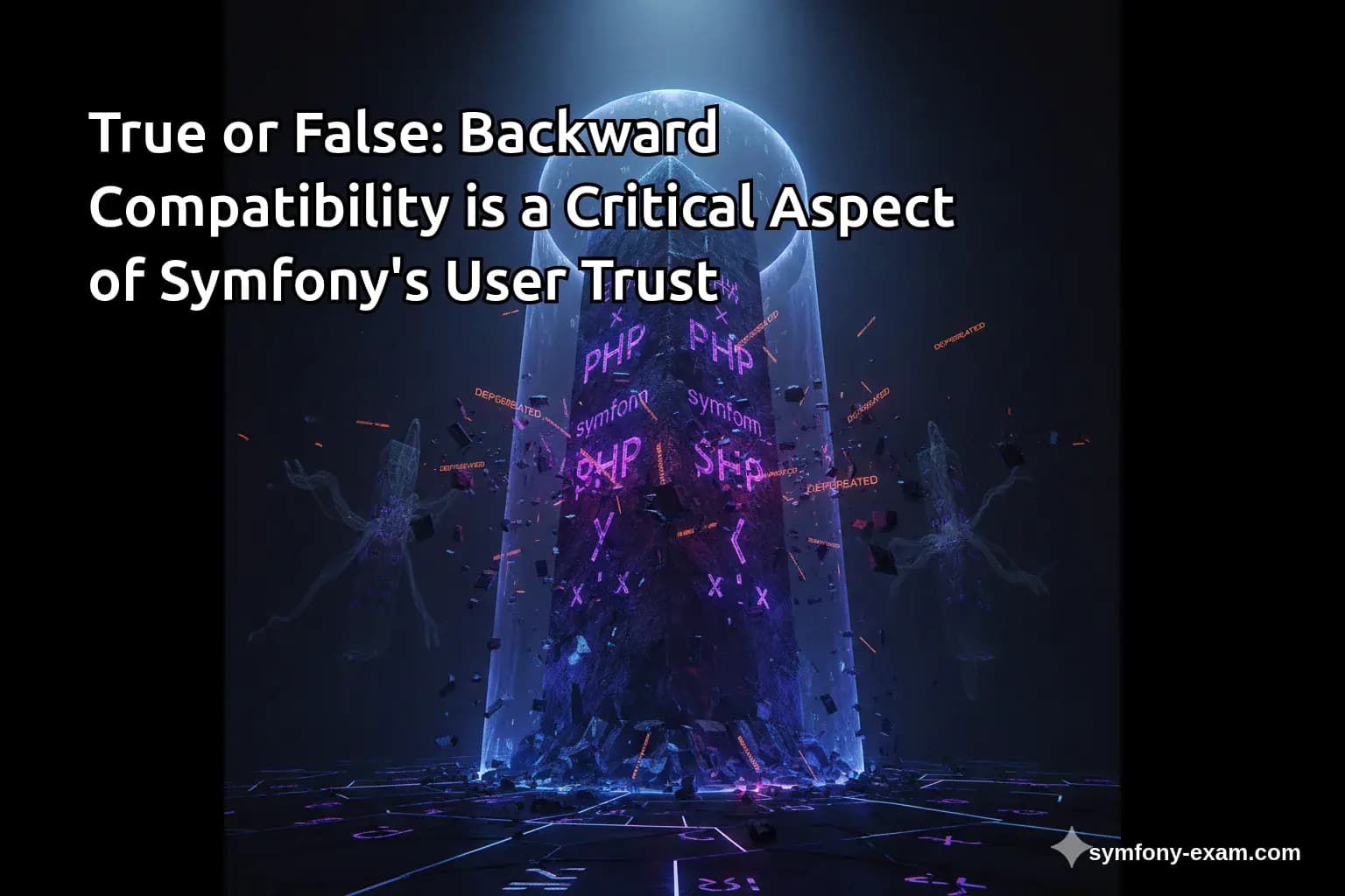 True or False: Backward Compatibility is a Critical Aspect of Symfony's User Trust