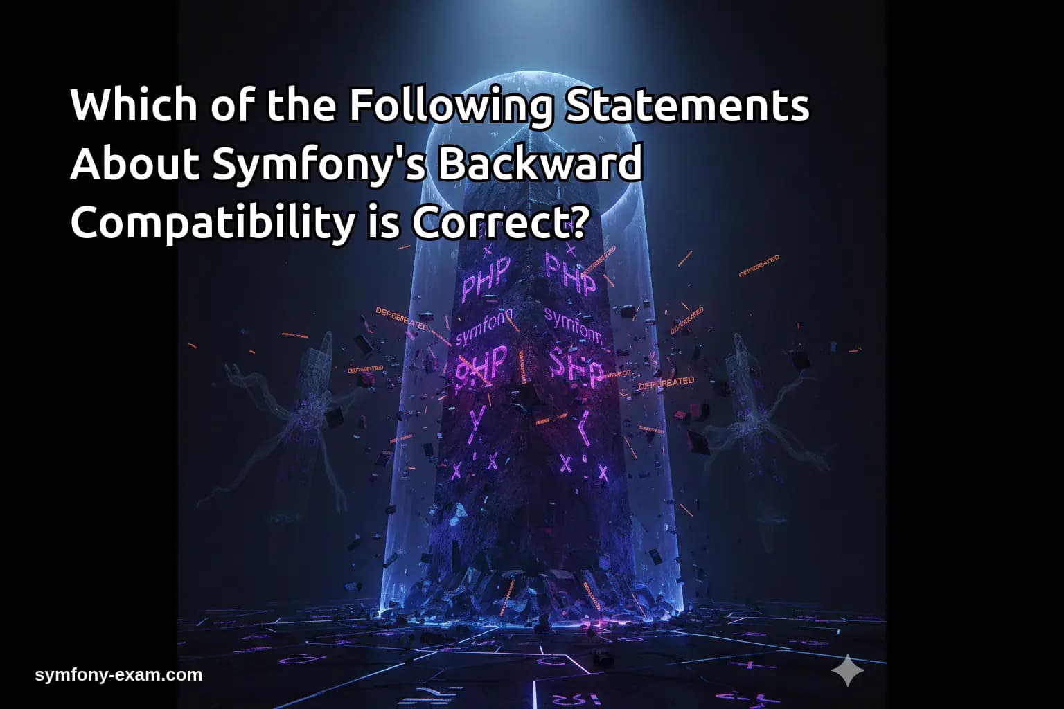 Which of the Following Statements About Symfony's Backward Compatibility is Correct?