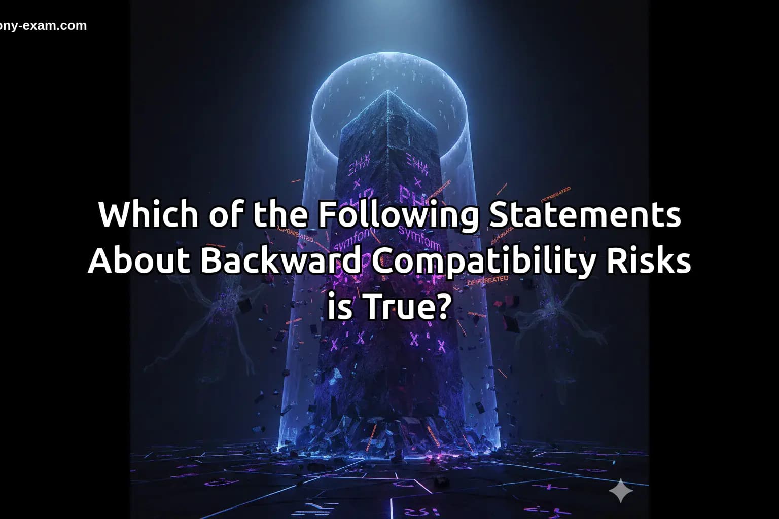 Which of the Following Statements About Backward Compatibility Risks is True?
