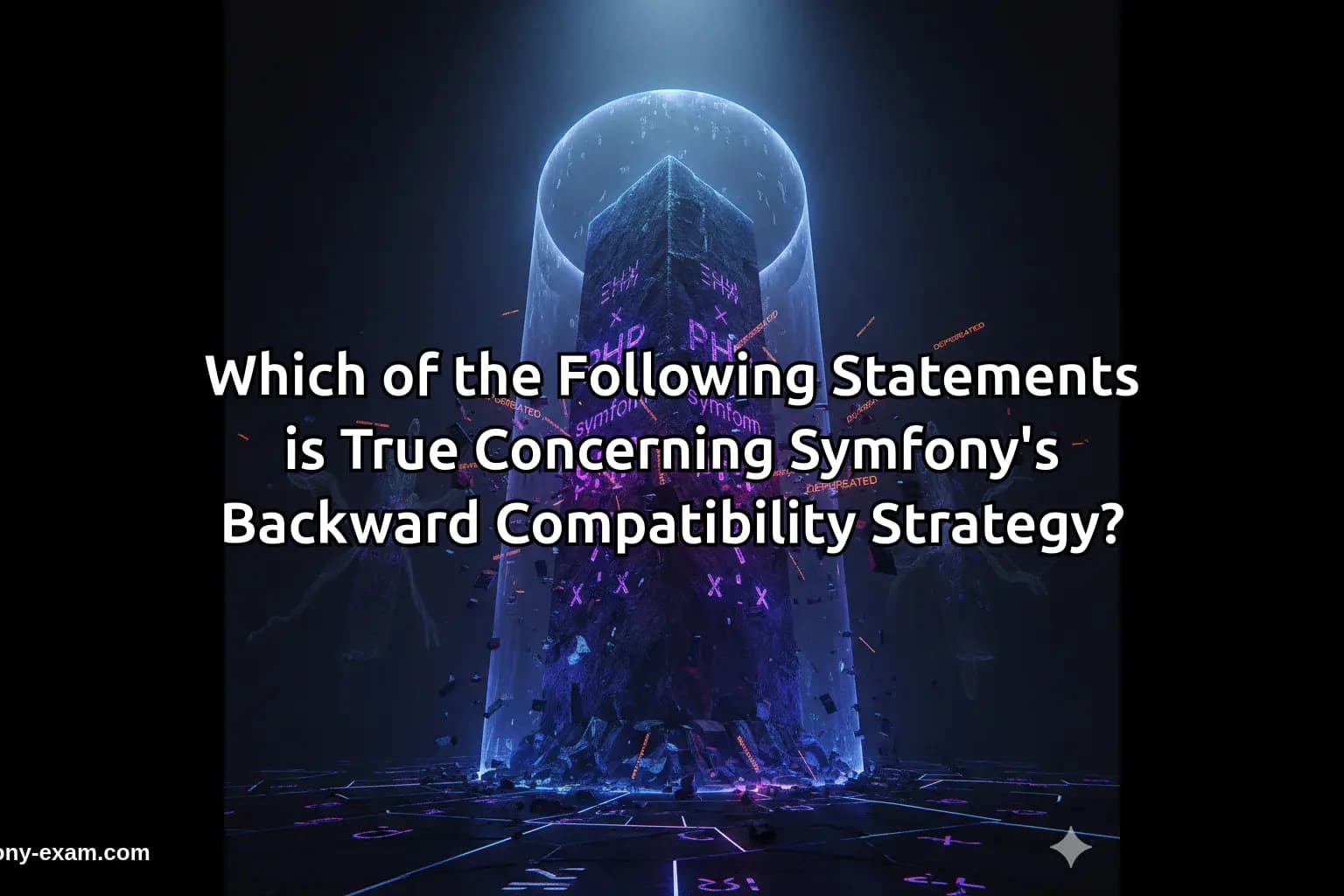 Which of the Following Statements is True Concerning Symfony's Backward Compatibility Strategy?