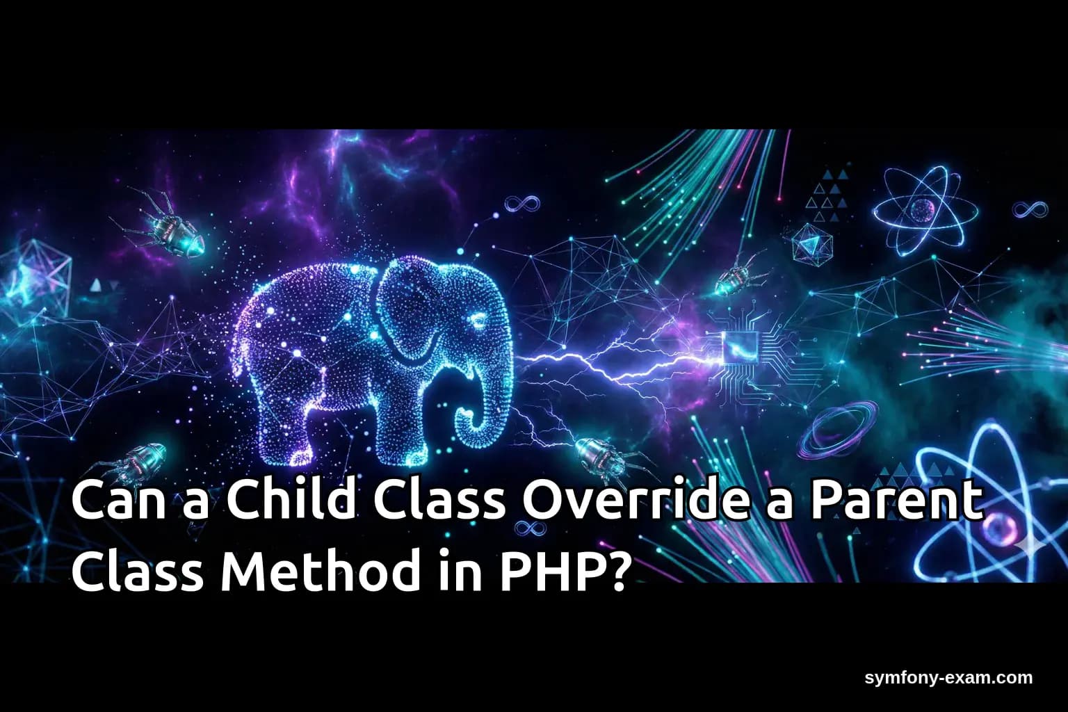 Can a Child Class Override a Parent Class Method in PHP?