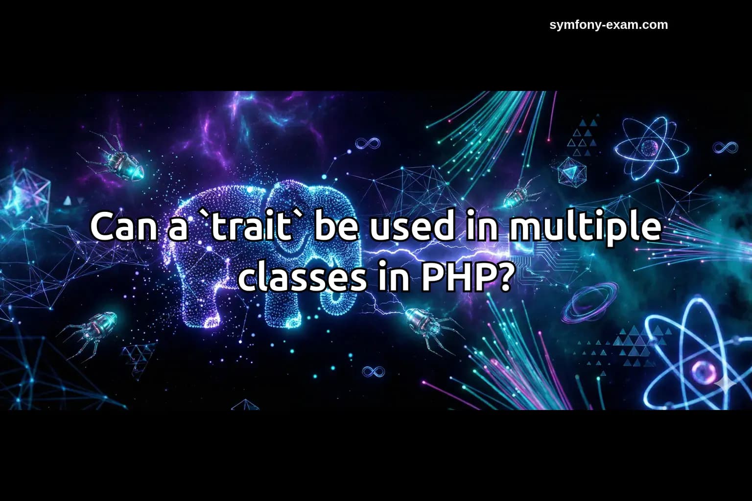 Can a `trait` be used in multiple classes in PHP?