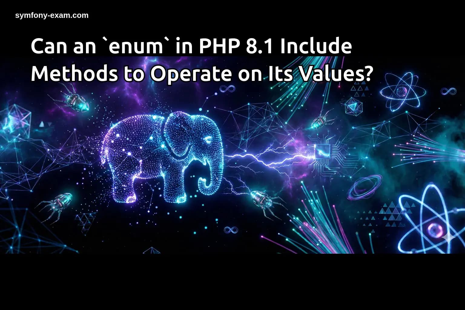 Can an `enum` in PHP 8.1 Include Methods to Operate on Its Values?