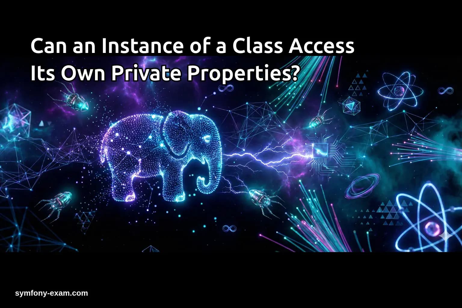 Can an Instance of a Class Access Its Own Private Properties?