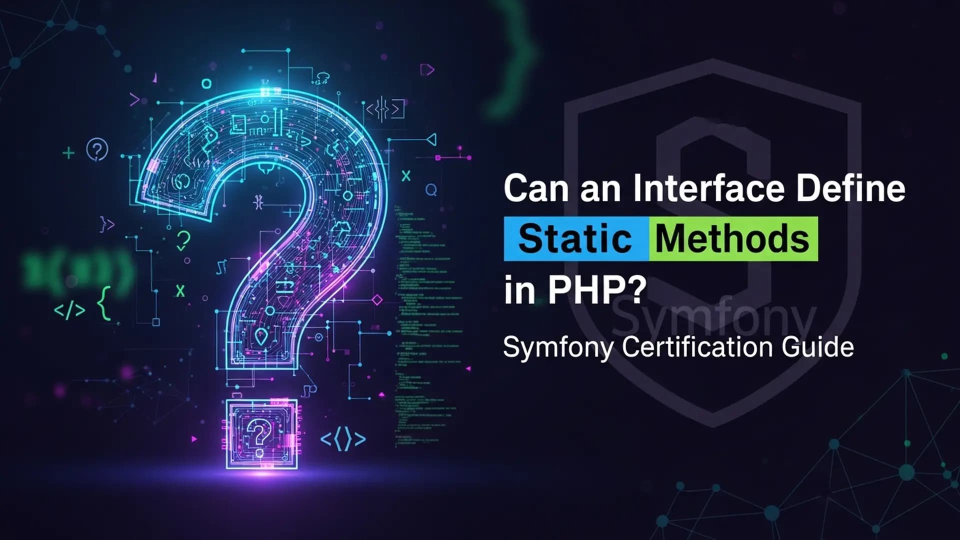 Can an Interface Define Static Methods - Symfony