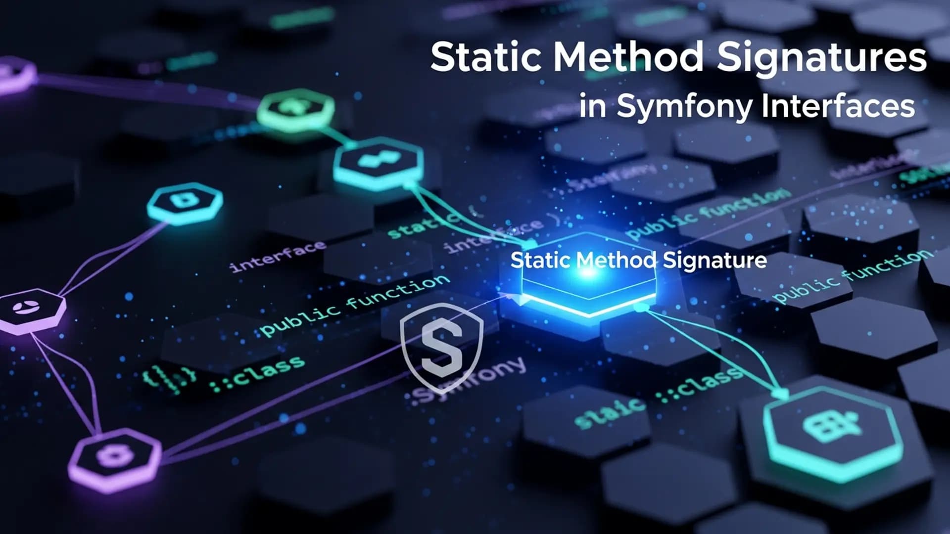 Static Method Signatures in Symfony Interfaces