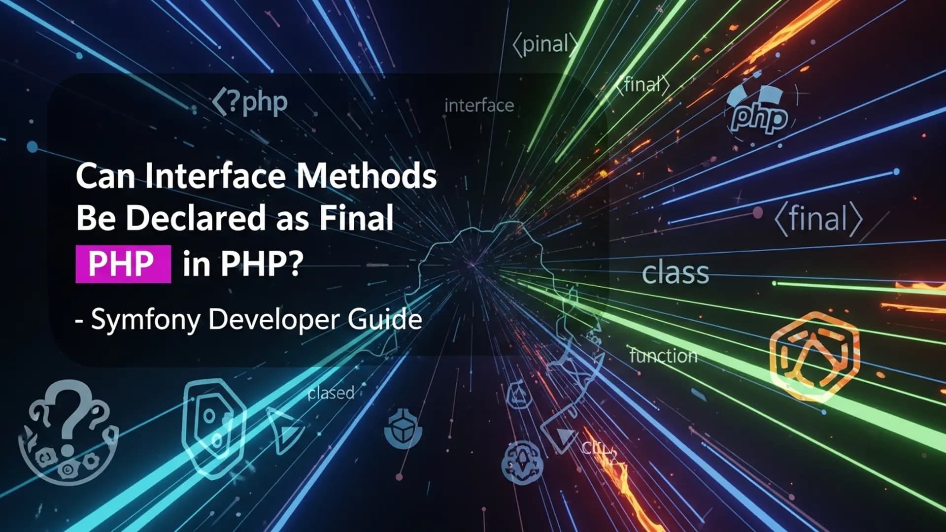 Can Interface Methods Be Declared as Final - Symfony