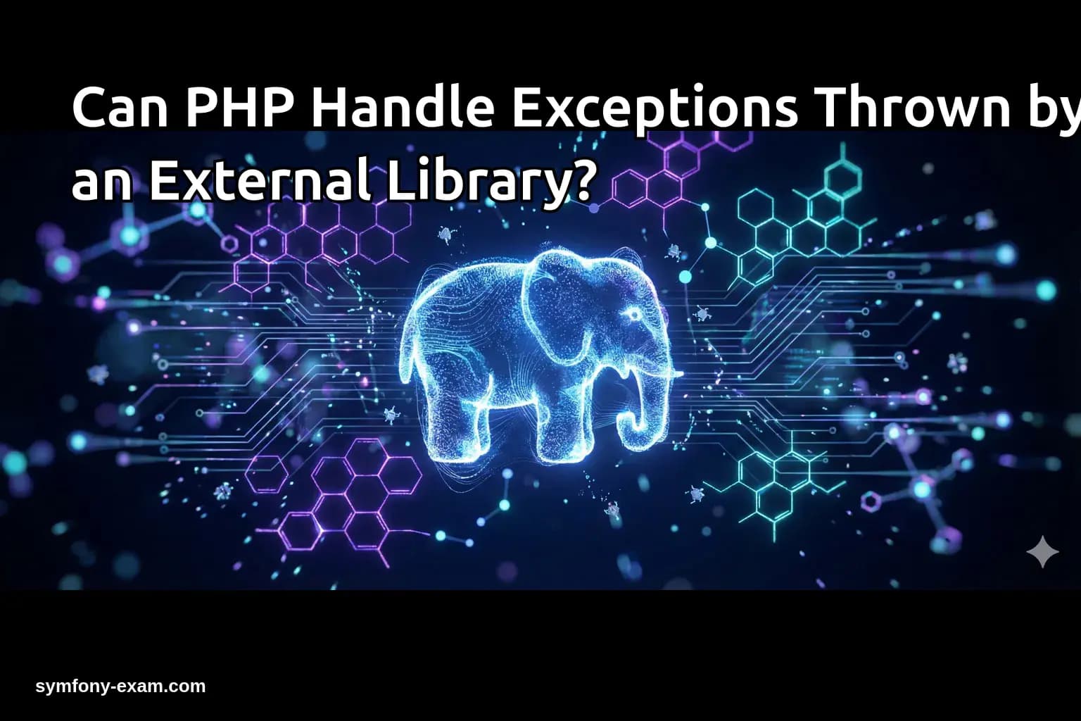Can PHP Handle Exceptions Thrown by an External Library?