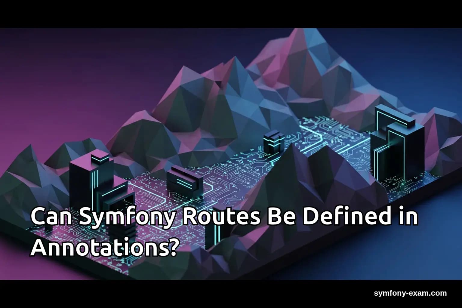Can Symfony Routes Be Defined in Annotations?