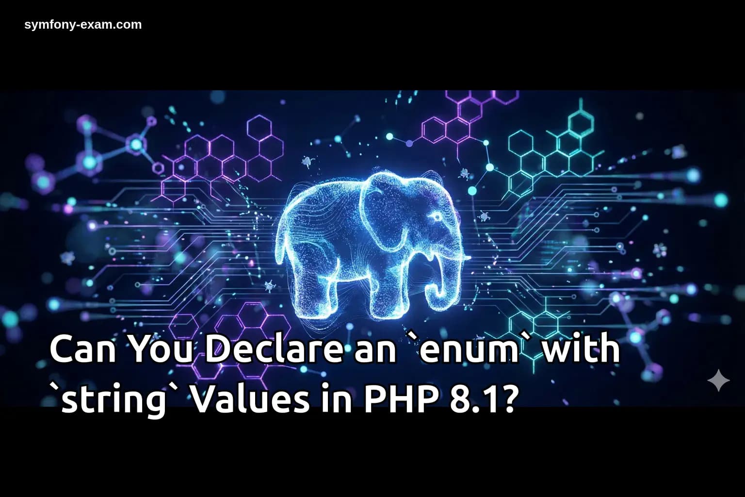 Can You Declare an `enum` with `string` Values in PHP 8.1?