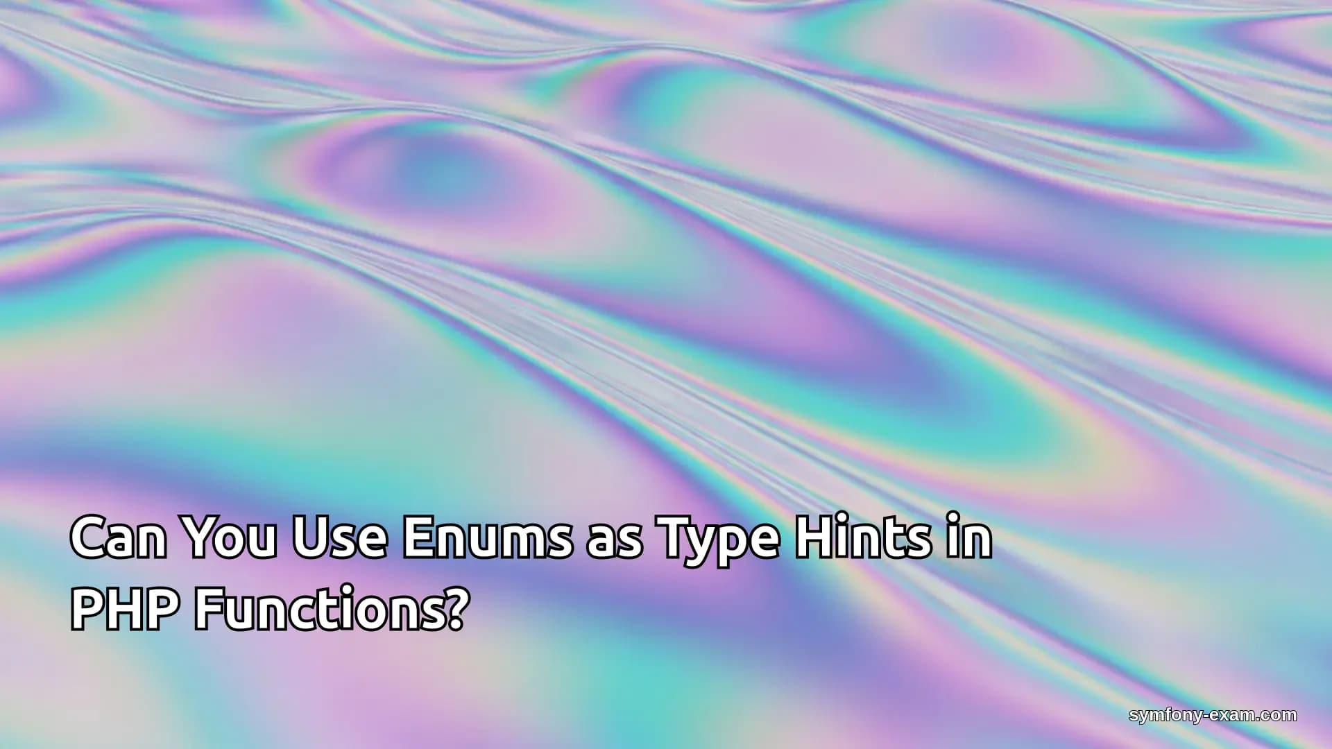 Can You Use Enums as Type Hints in PHP Functions?