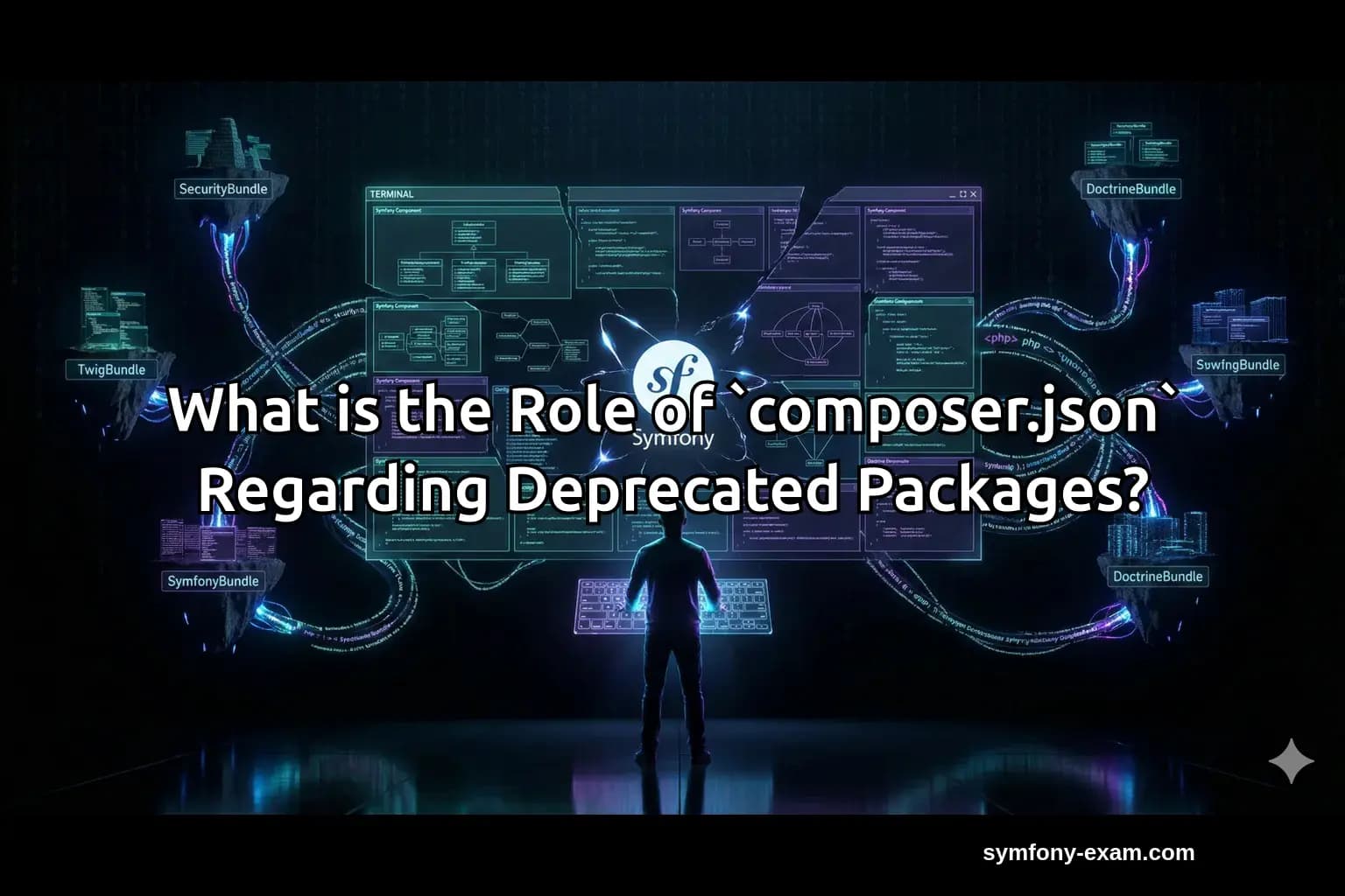 What is the Role of `composer.json` Regarding Deprecated Packages?