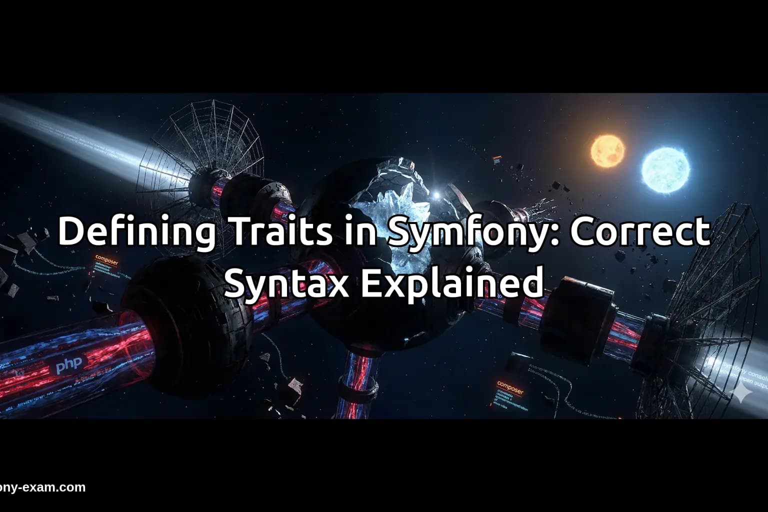 Defining Traits in Symfony: Correct Syntax Explained