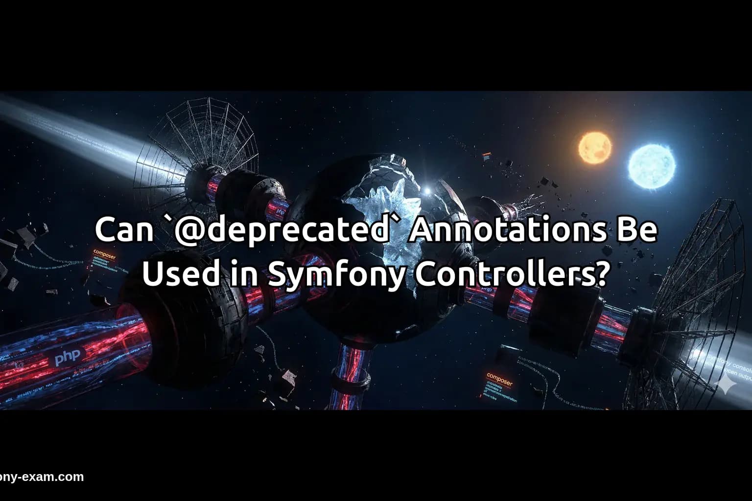 Can `@deprecated` Annotations Be Used in Symfony Controllers?