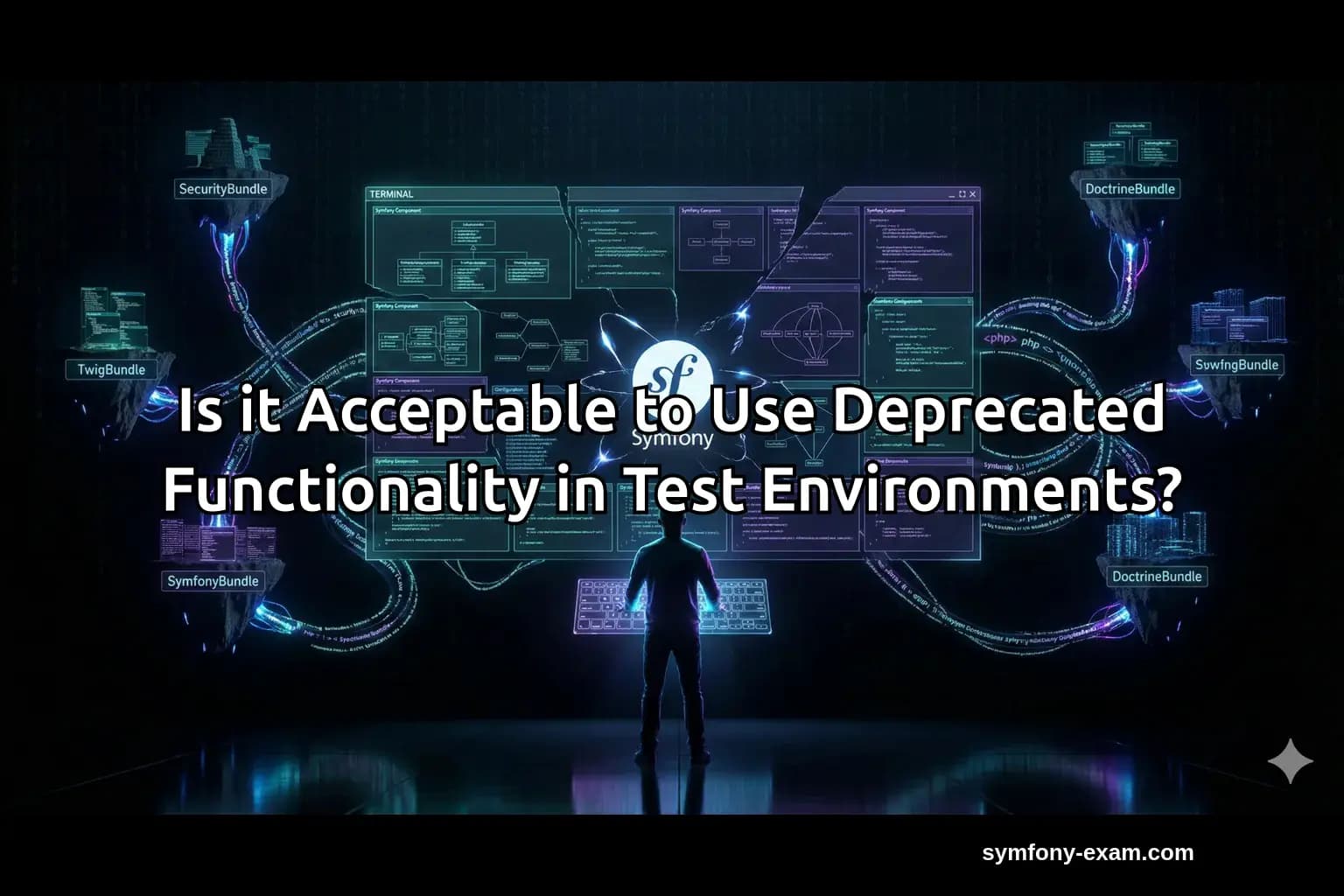 Is it Acceptable to Use Deprecated Functionality in Test Environments?