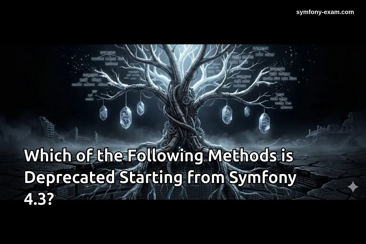 Which of the Following Methods is Deprecated Starting from Symfony 4.3?