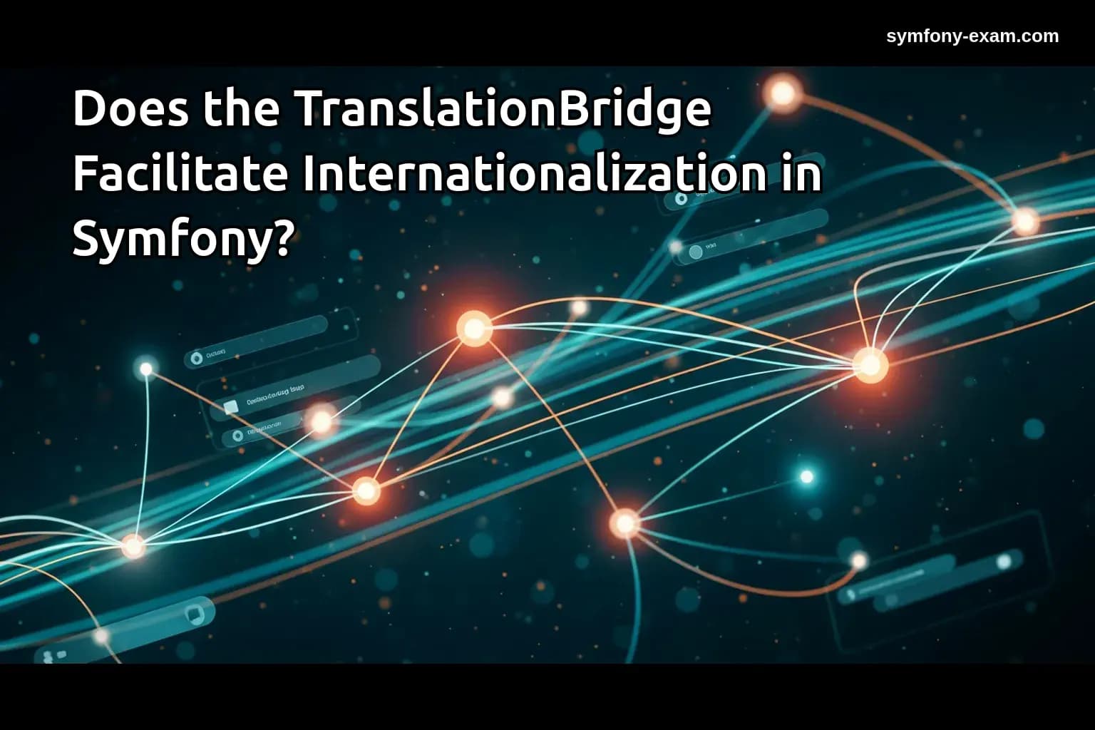 Does the TranslationBridge Facilitate Internationalization in Symfony?