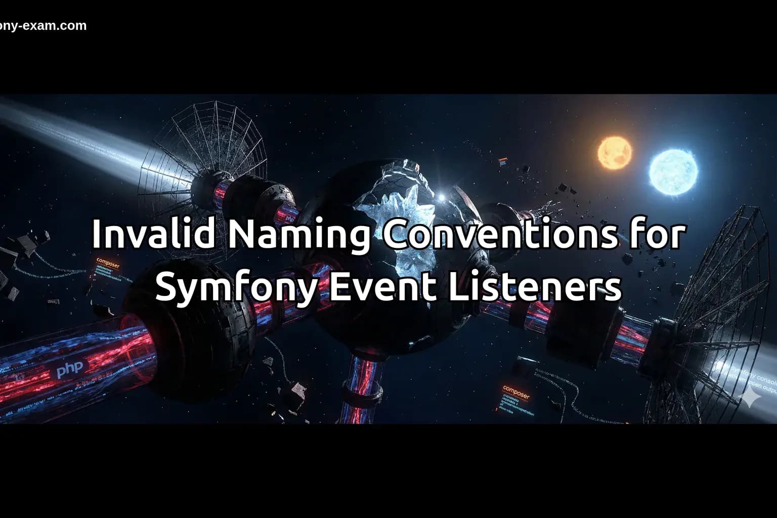 Invalid Naming Conventions for Symfony Event Listeners