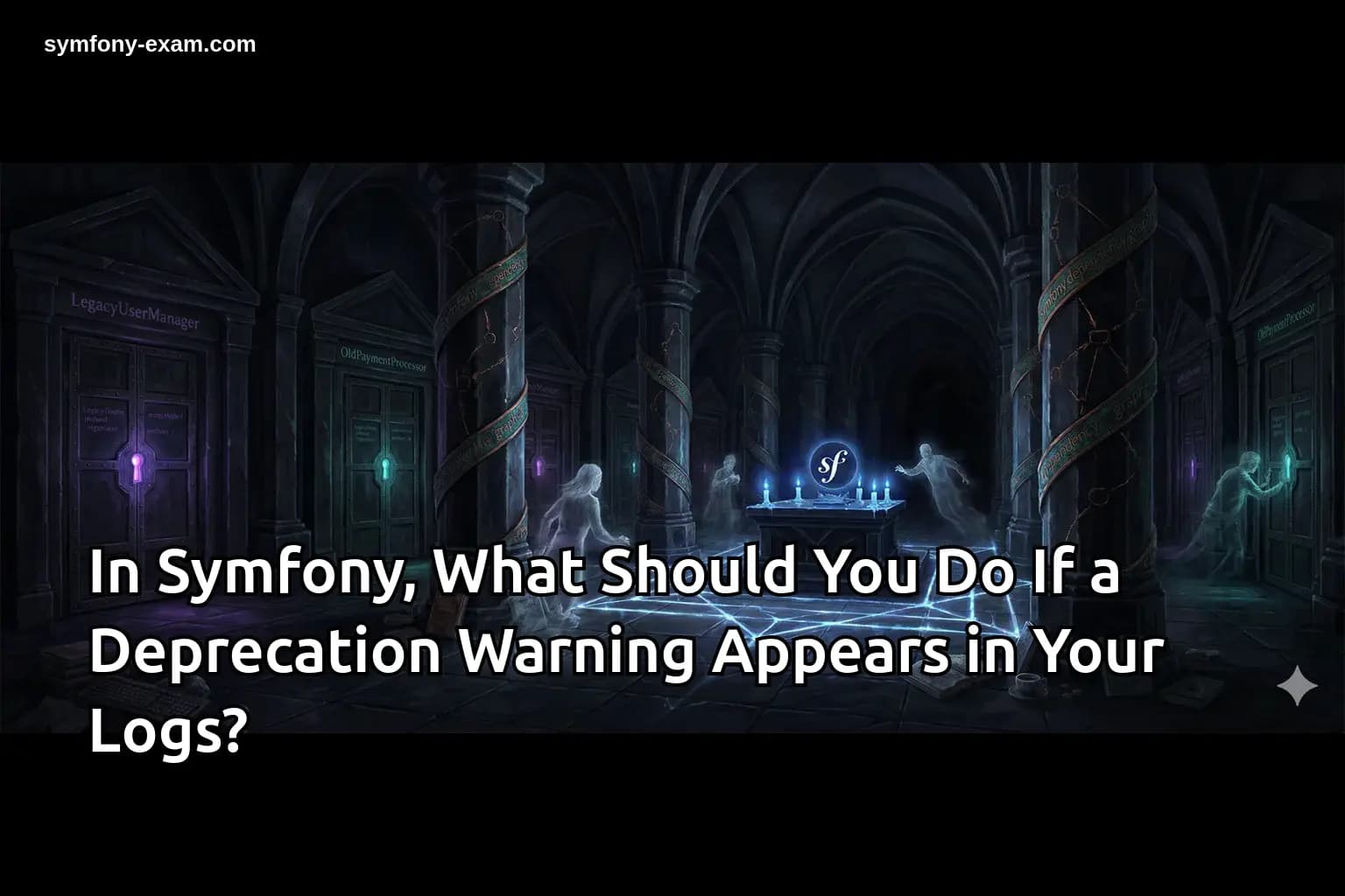 In Symfony, What Should You Do If a Deprecation Warning Appears in Your Logs?