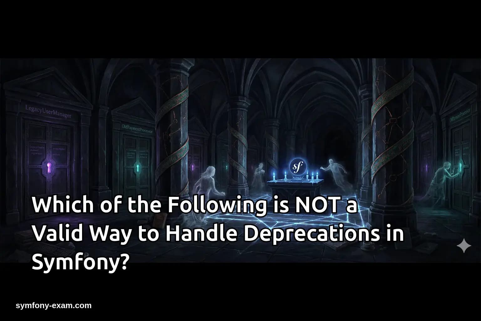 Which of the Following is NOT a Valid Way to Handle Deprecations in Symfony?