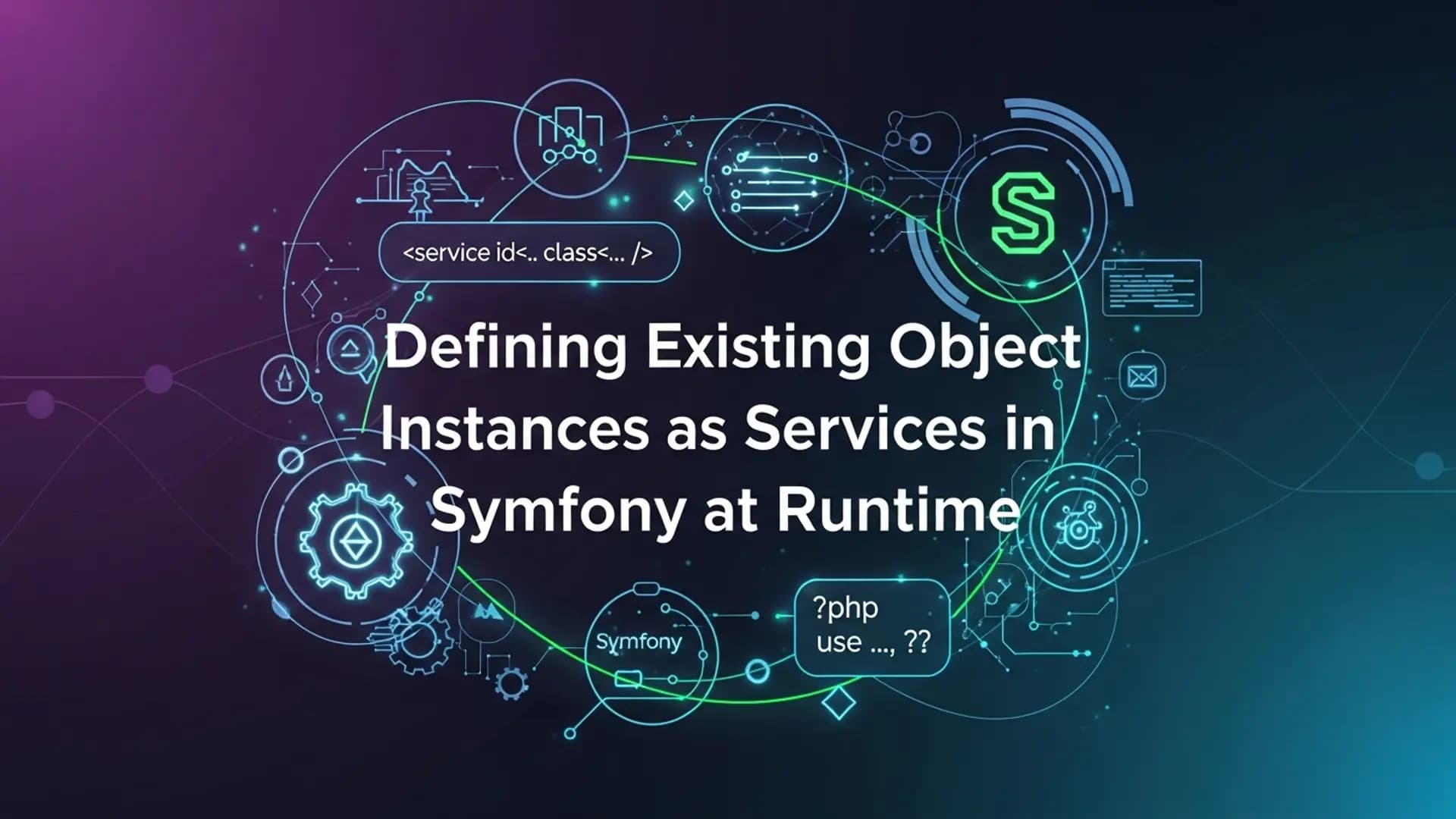 Defining Existing Object Instances as Services at Runtime