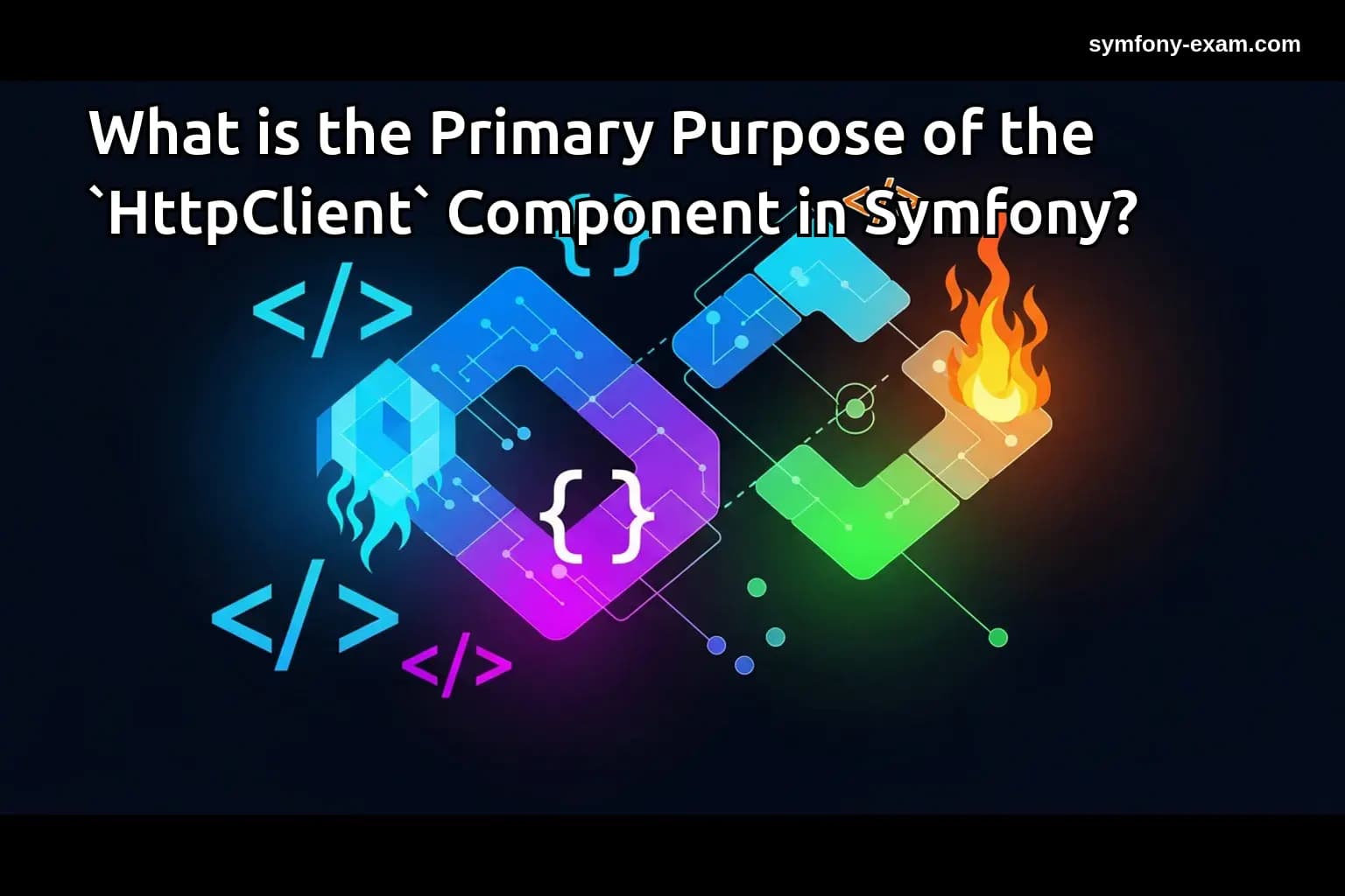 What is the Primary Purpose of the `HttpClient` Component in Symfony?