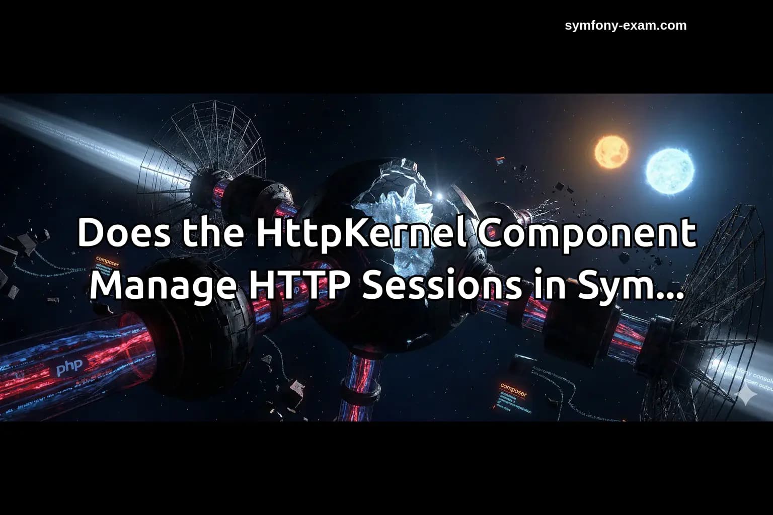 Does the HttpKernel Component Manage HTTP Sessions in Sym...