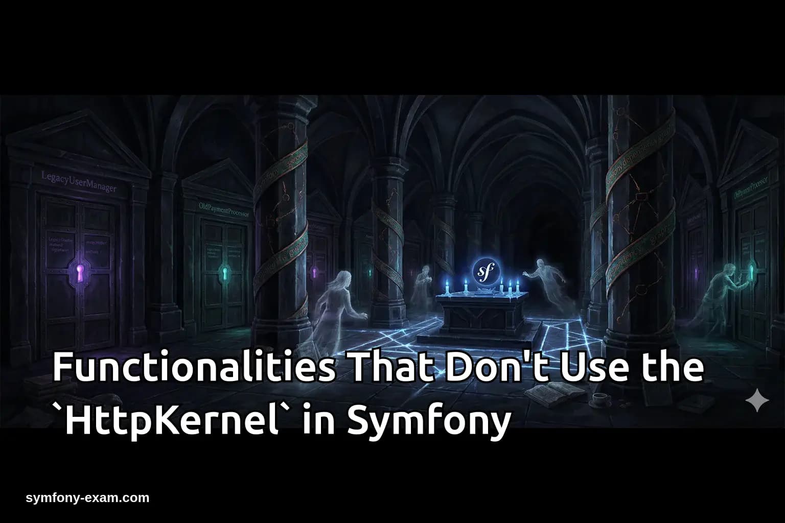 Functionalities That Don't Use the `HttpKernel` in Symfony