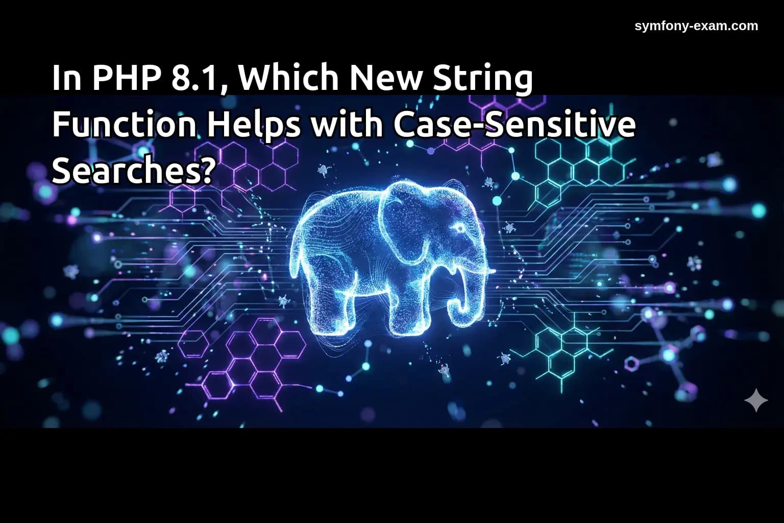 In PHP 8.1, Which New String Function Helps with Case-Sensitive Searches?