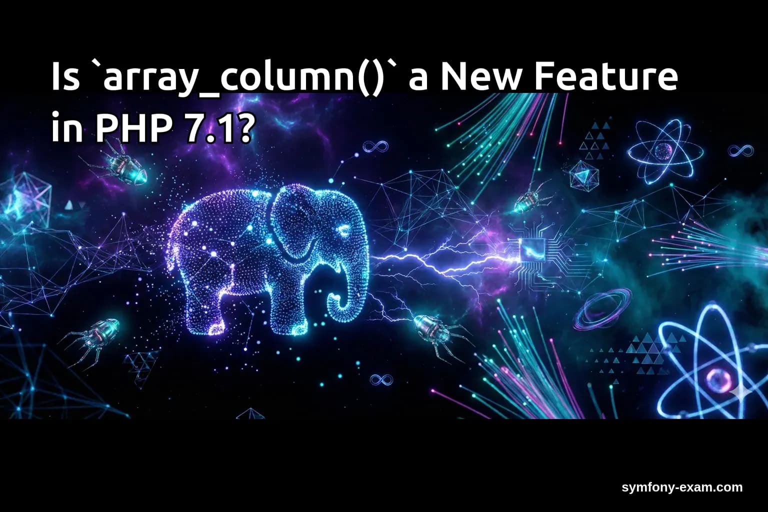 Is `array_column()` a New Feature in PHP 7.1?