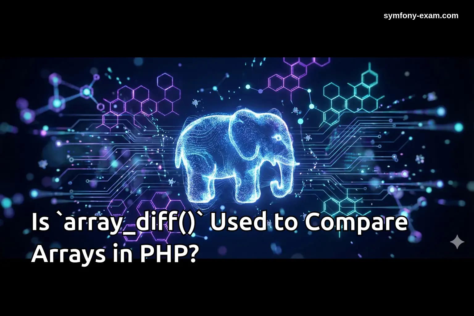 Is `array_diff()` Used to Compare Arrays in PHP?