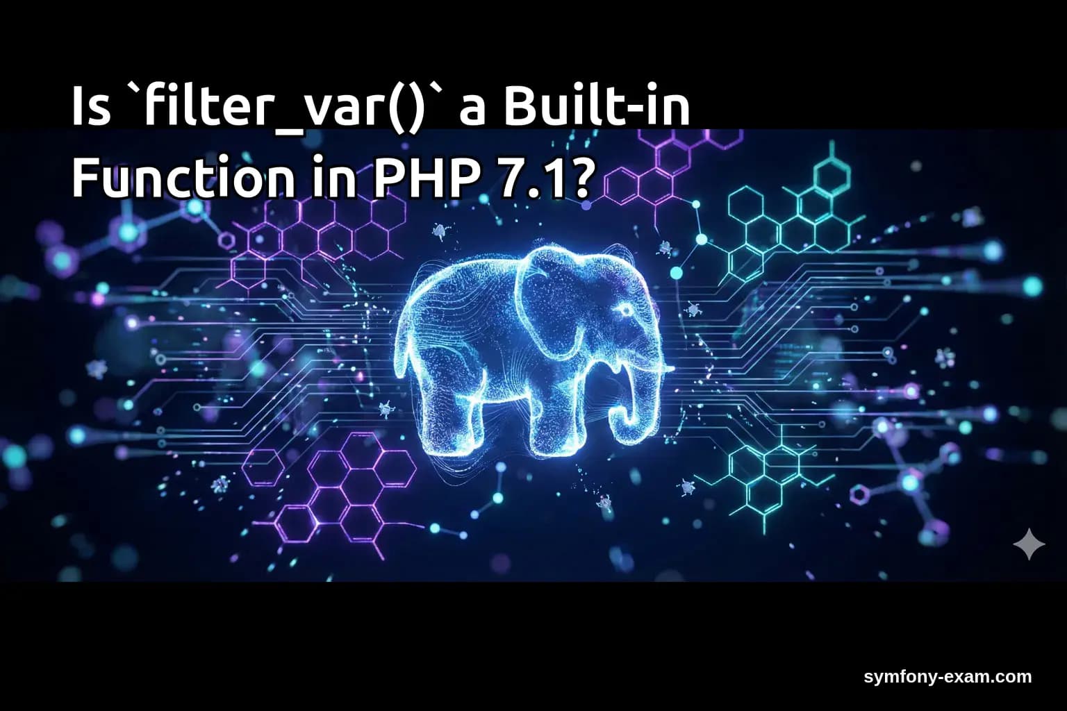 Is `filter_var()` a Built-in Function in PHP 7.1?