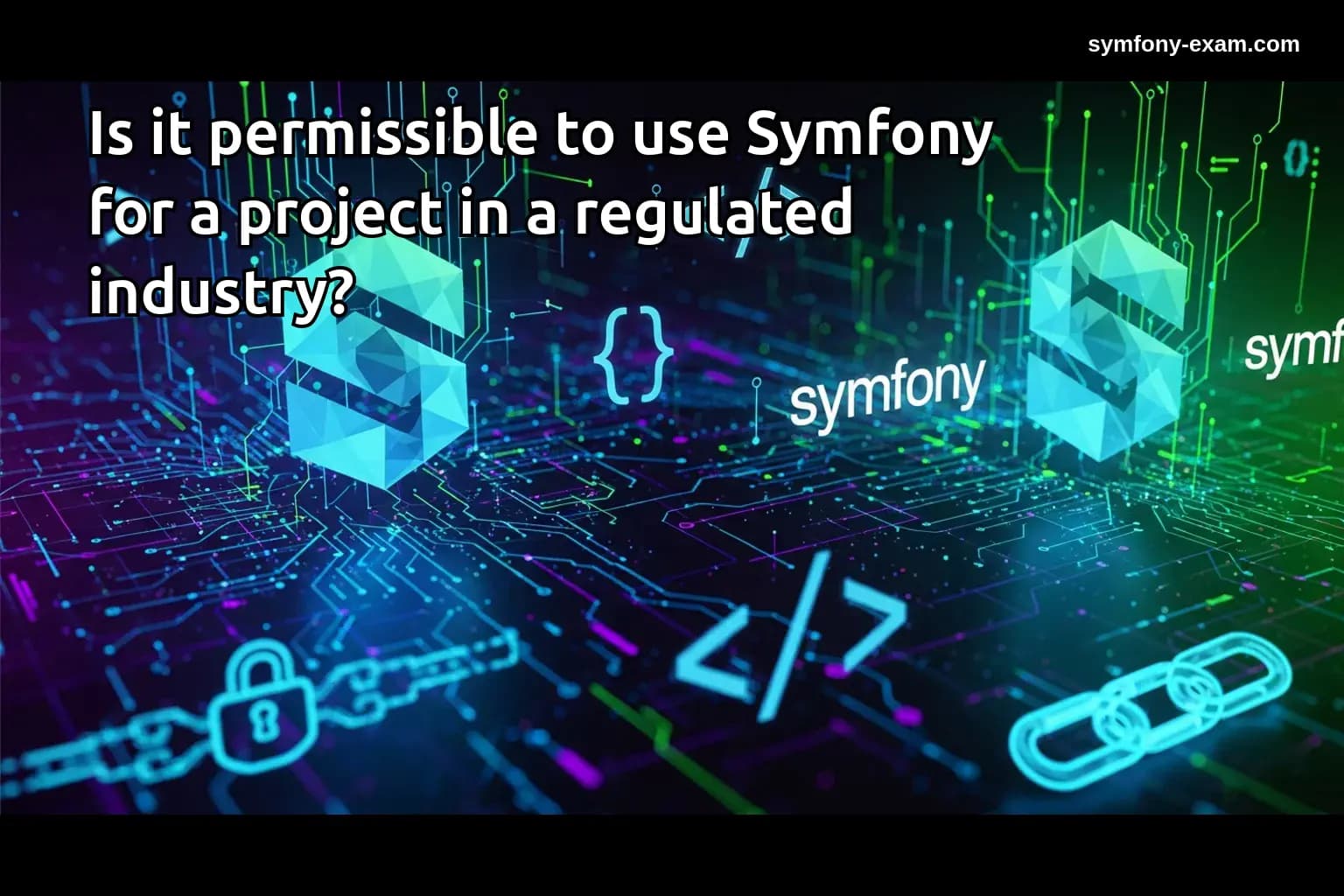 Is it permissible to use Symfony for a project in a