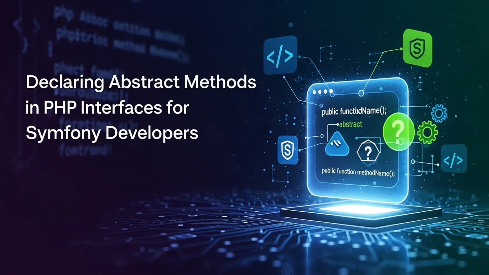 Declaring Abstract Methods in PHP Interfaces