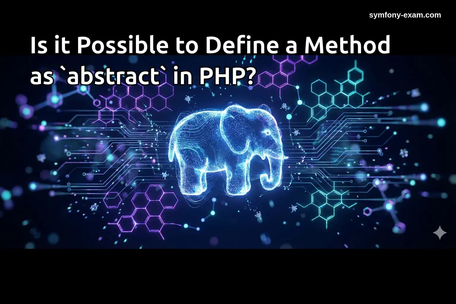 Is it Possible to Define a Method as `abstract` in PHP?