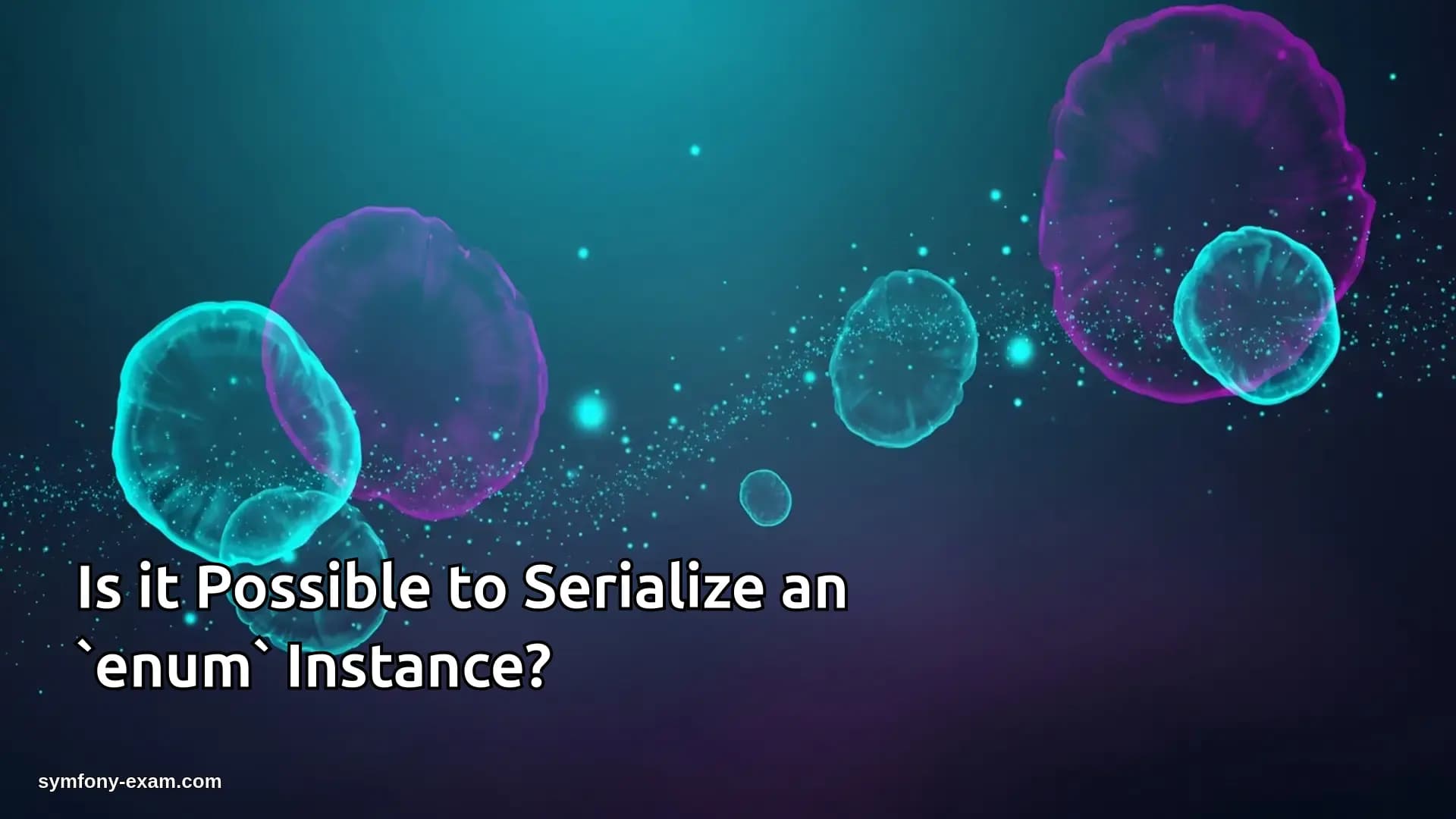 Is it Possible to Serialize an `enum` Instance?