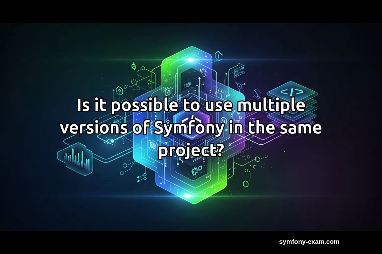 Is it possible to use multiple versions of Symfony in the same project?