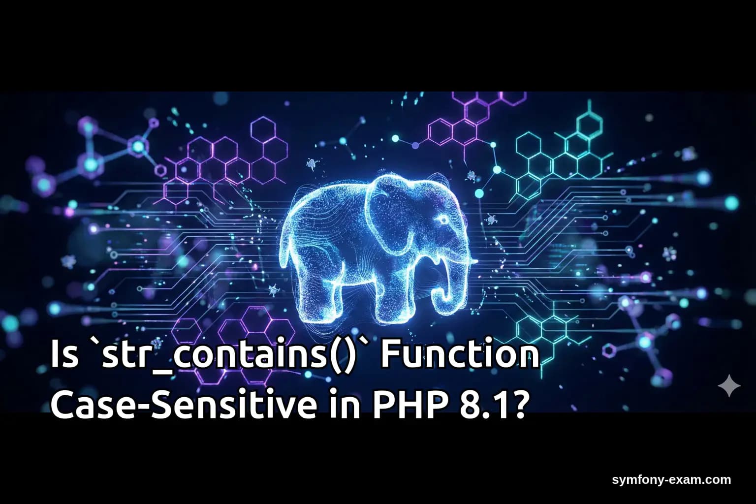 Is `str_contains()` Function Case-Sensitive in PHP 8.1?