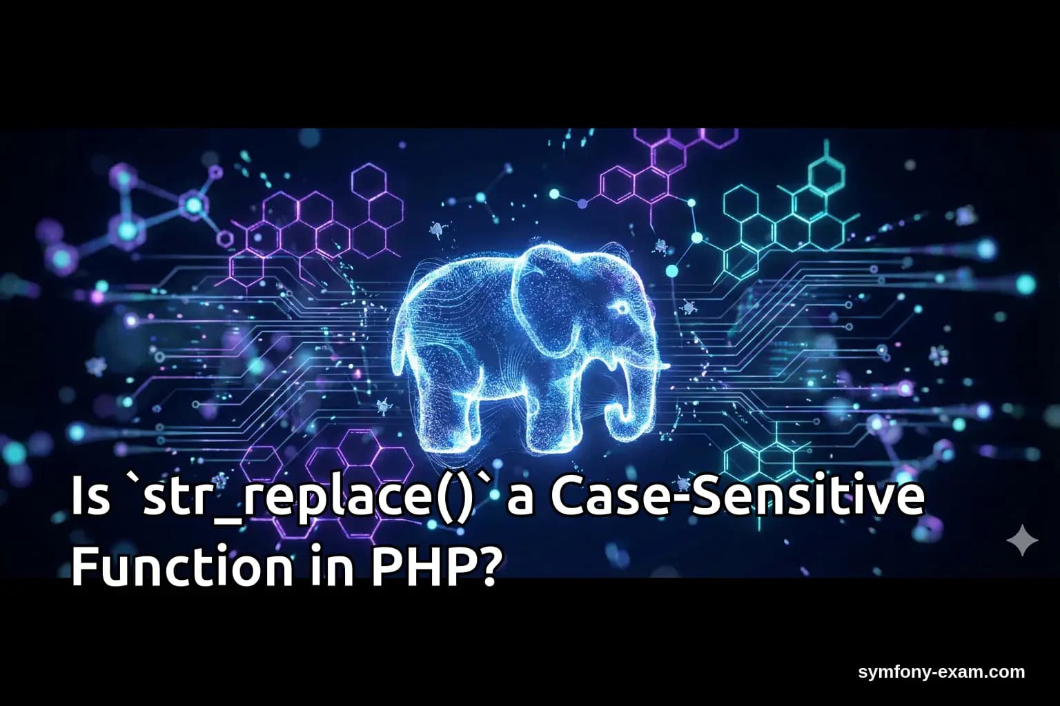 Is `str_replace()` a Case-Sensitive Function in PHP?
