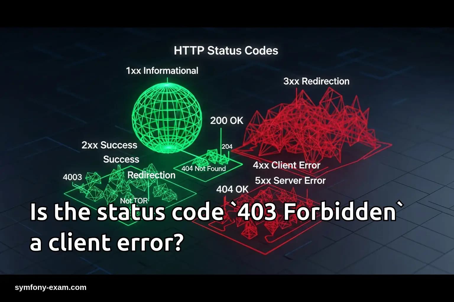 Is the status code `403 Forbidden` a client error?