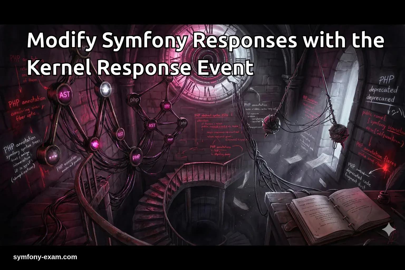 Modify Symfony Responses with the Kernel Response Event