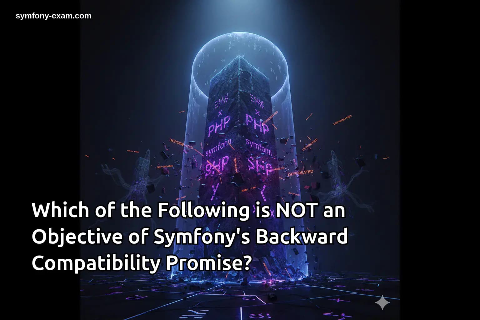 Which of the Following is NOT an Objective of Symfony's Backward Compatibility Promise?