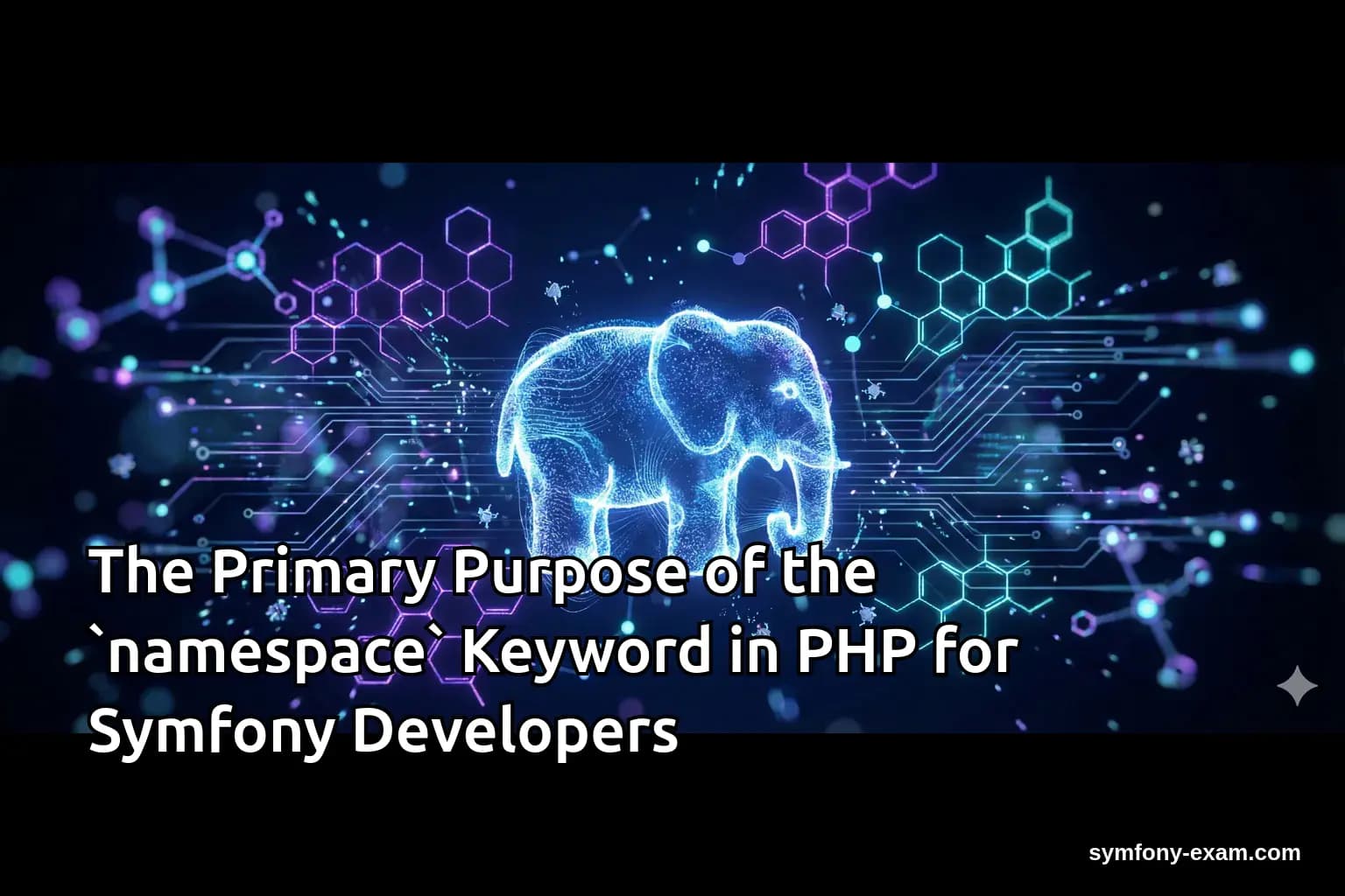 The Primary Purpose of the `namespace` Keyword in PHP for Symfony Developers
