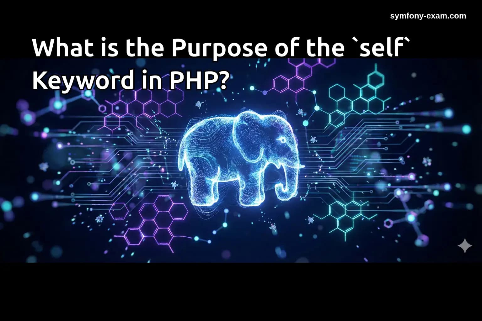 What is the Purpose of the `self` Keyword in PHP?