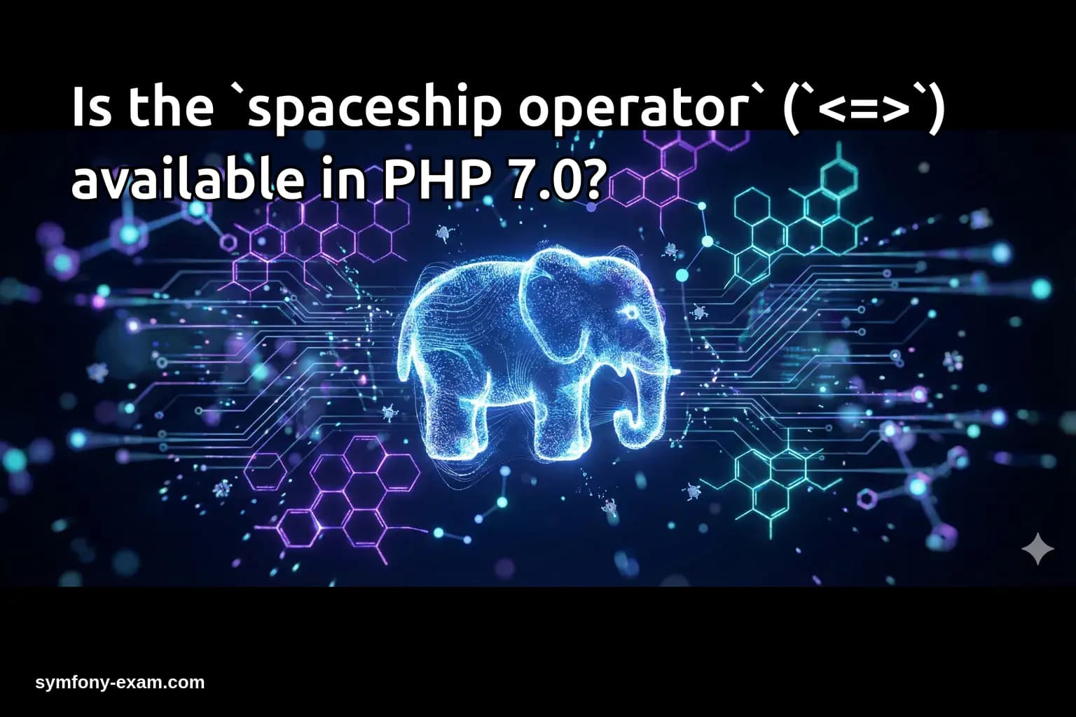 Is the `spaceship operator` (`<=>`) available in PHP 7.0?