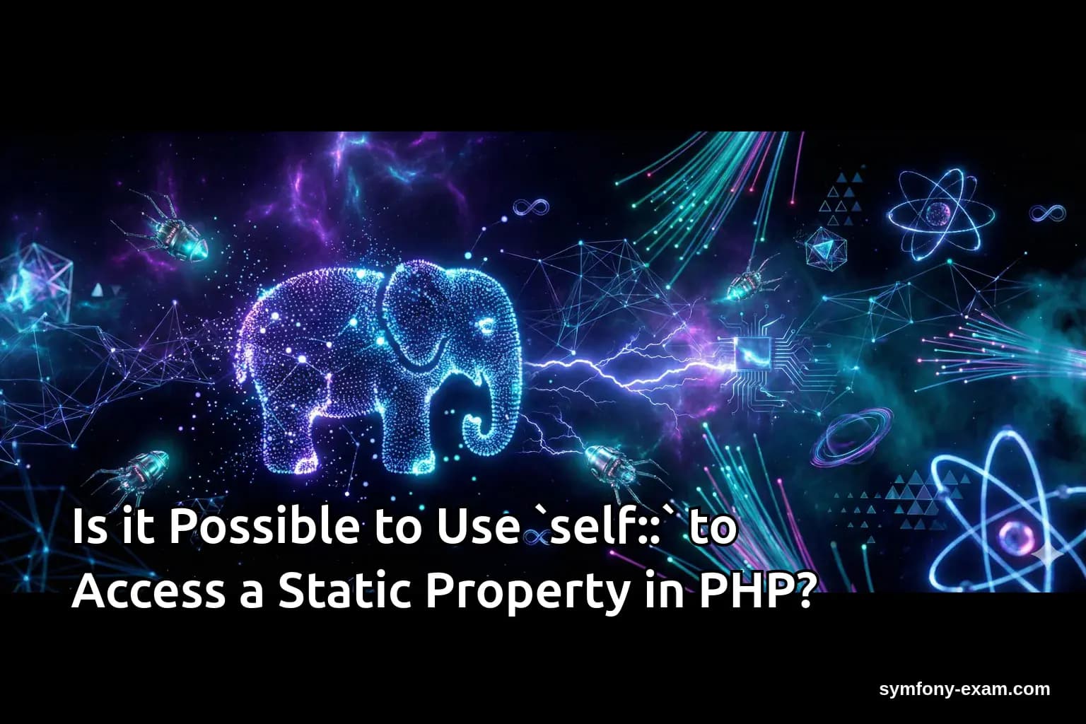 Is it Possible to Use `self::` to Access a Static Property in PHP?