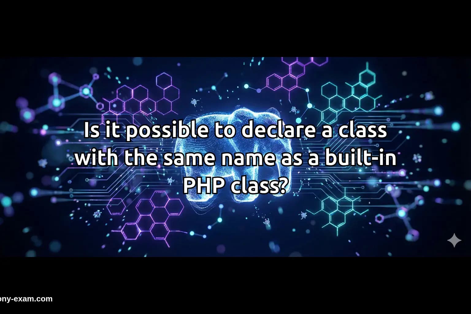 Is it possible to declare a class with the same name as a built-in PHP class?