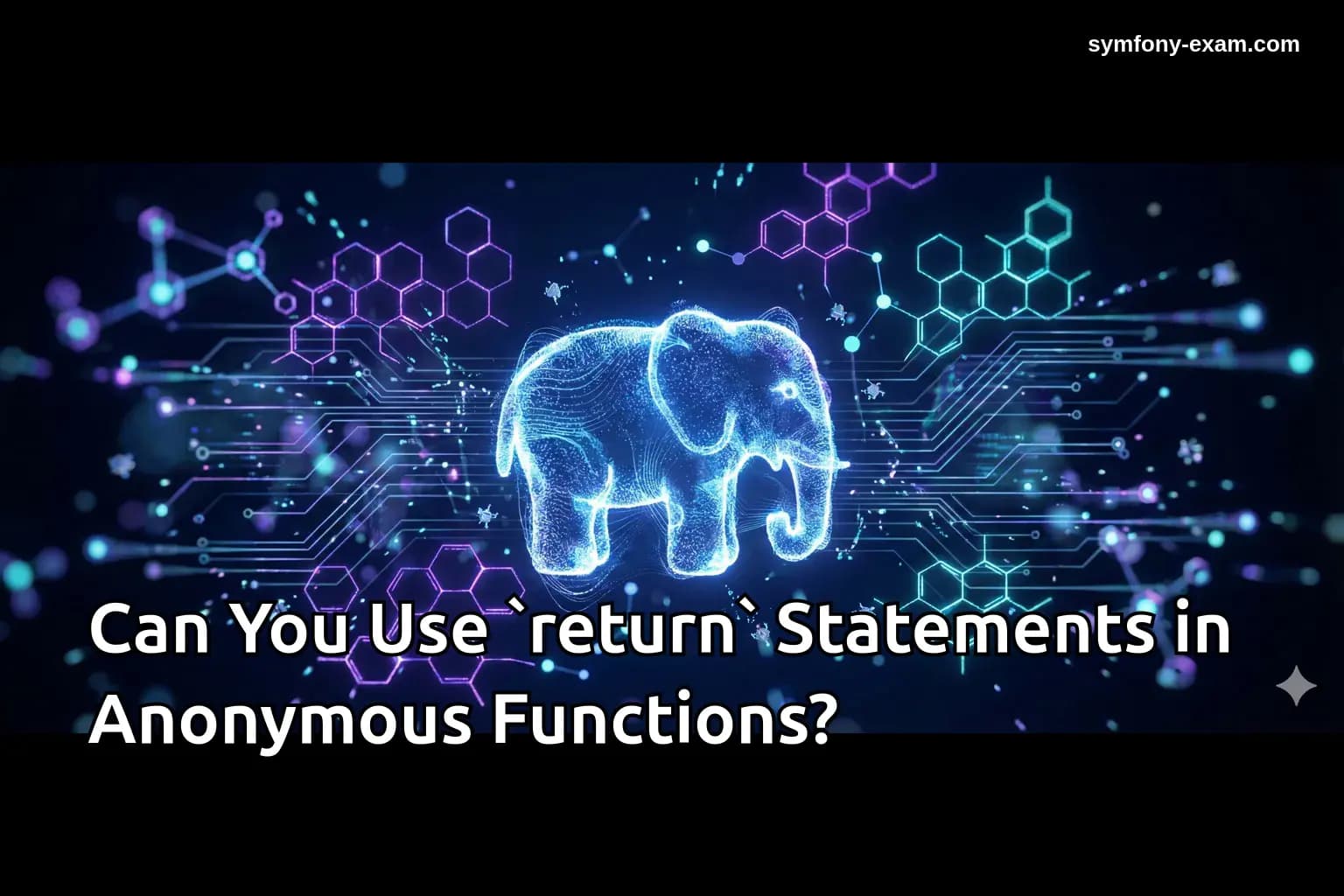 Can You Use `return` Statements in Anonymous Functions?