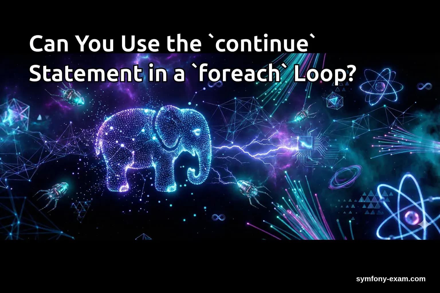 Can You Use the `continue` Statement in a `foreach` Loop?