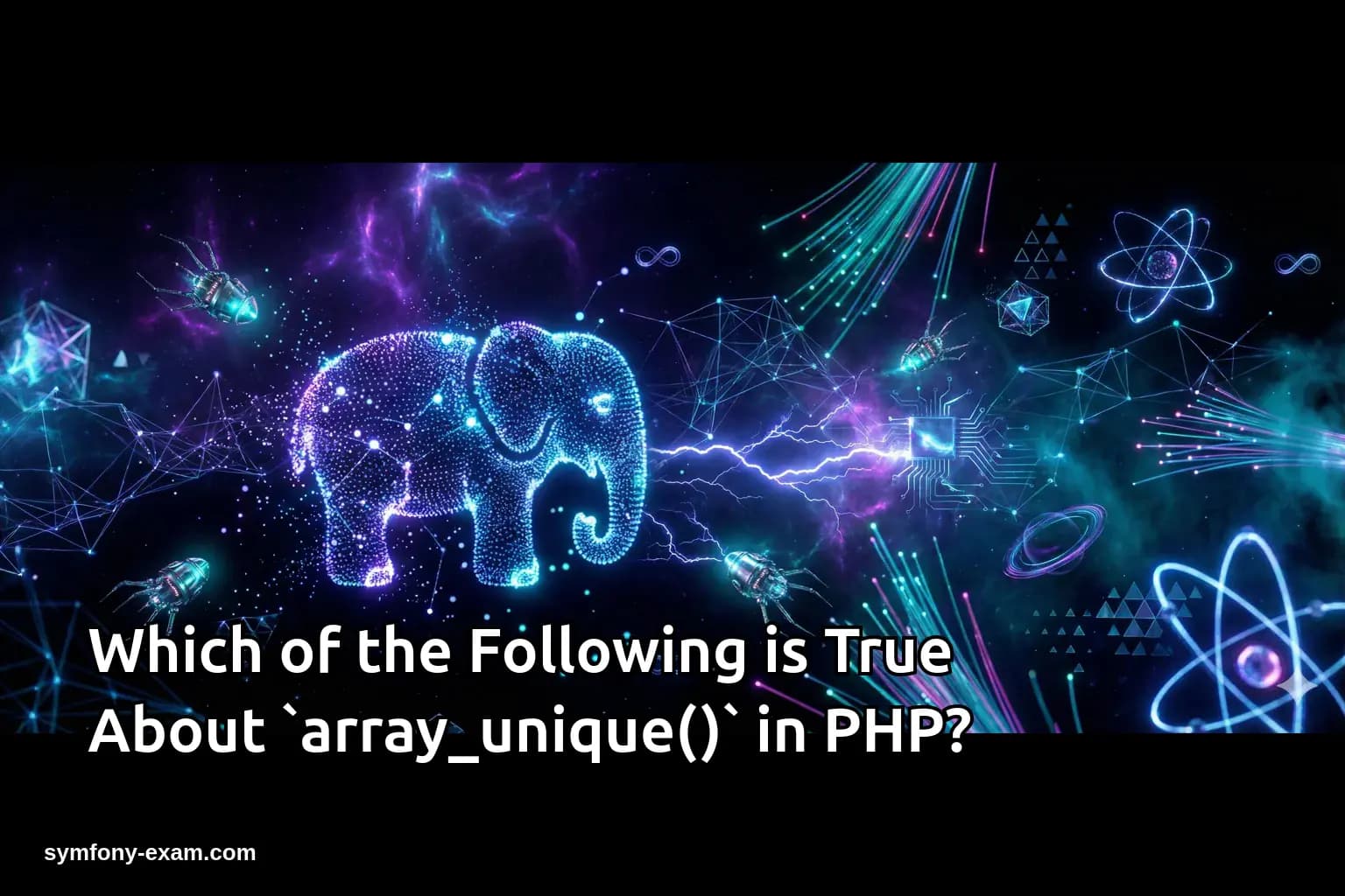 Which of the Following is True About `array_unique()` in PHP?